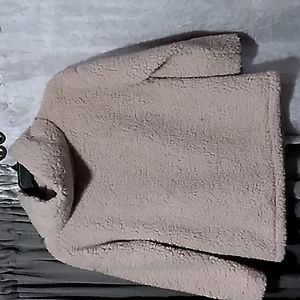 1 sm. Lavender sweater 1 med. Sweater